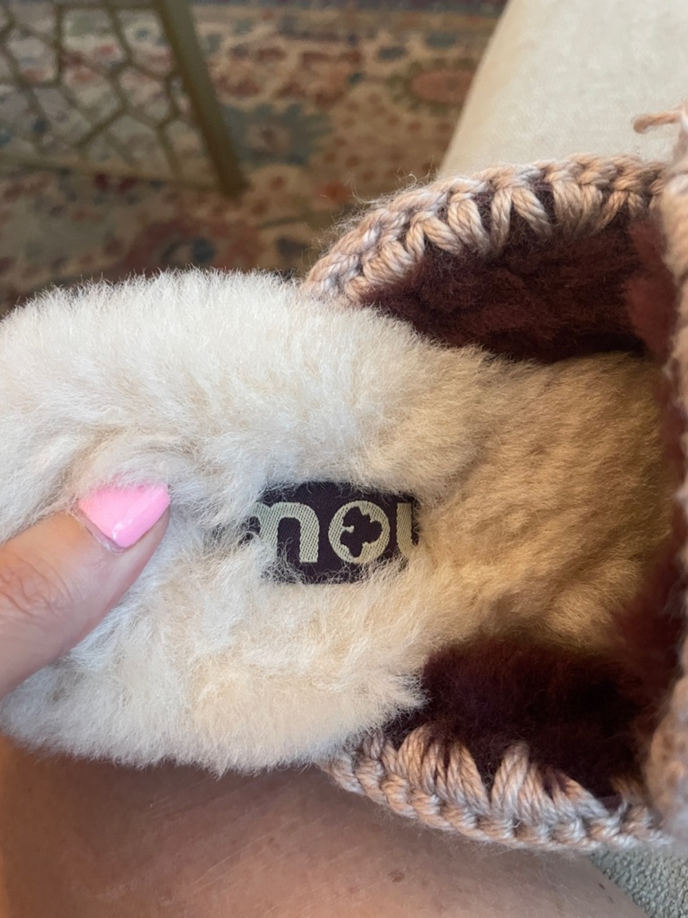 MOU Eskimo Shearling Slides- Size 8 - Picture 3 of 6